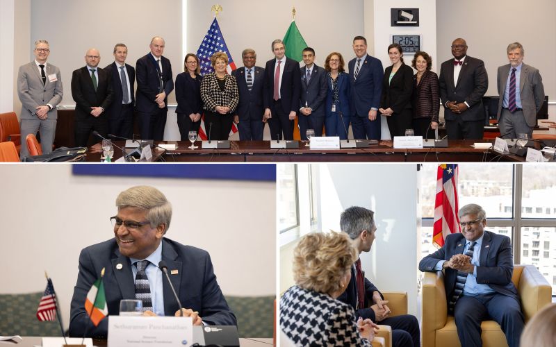 NSF, İrlanda İleri ve Yüksek Eğitim, Araştırma, Yenilik ve Bilim Bakanını ağırladı